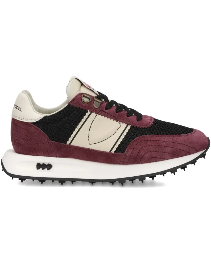 Philippe Model Sneakers mit Mesh-Einsätzen - Schwarz Schwarz