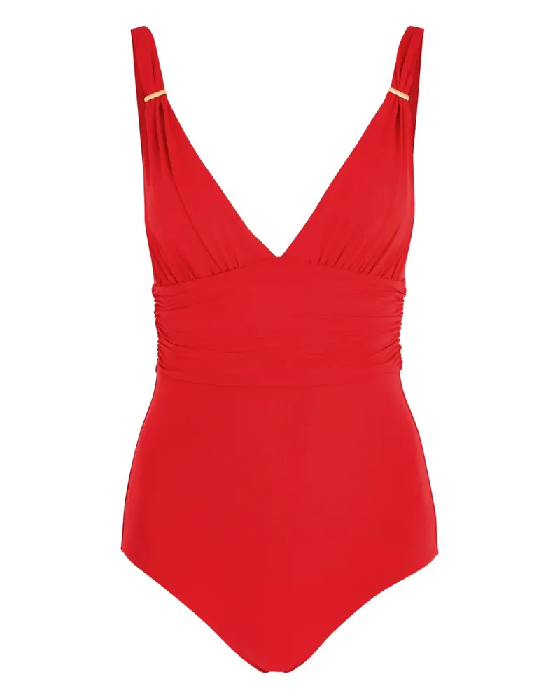 Melissa Odabash Panarea V-neck swimsuit - Rot Rot