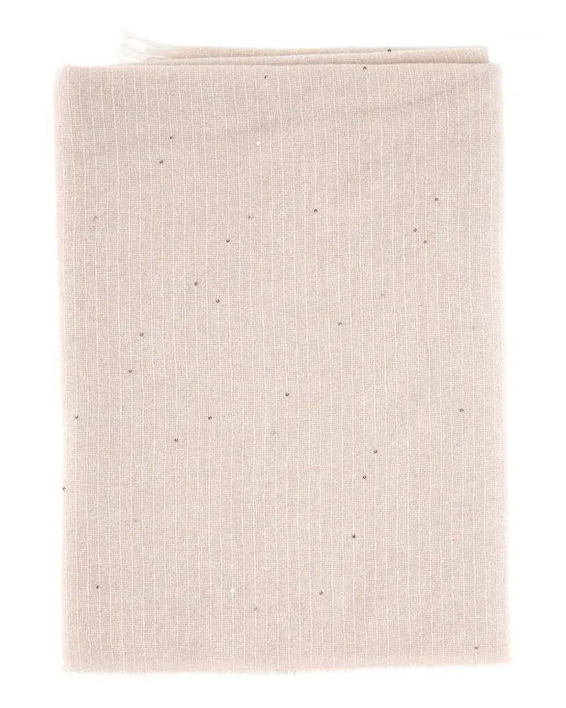 Gran Sasso Schal mit Pailletten - Nude Nude