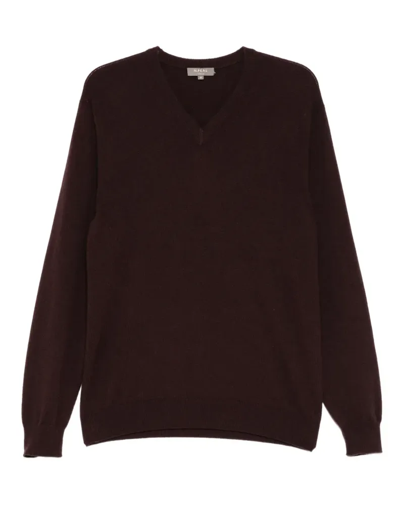 N.Peal Burlington Pullover - Violett Violett