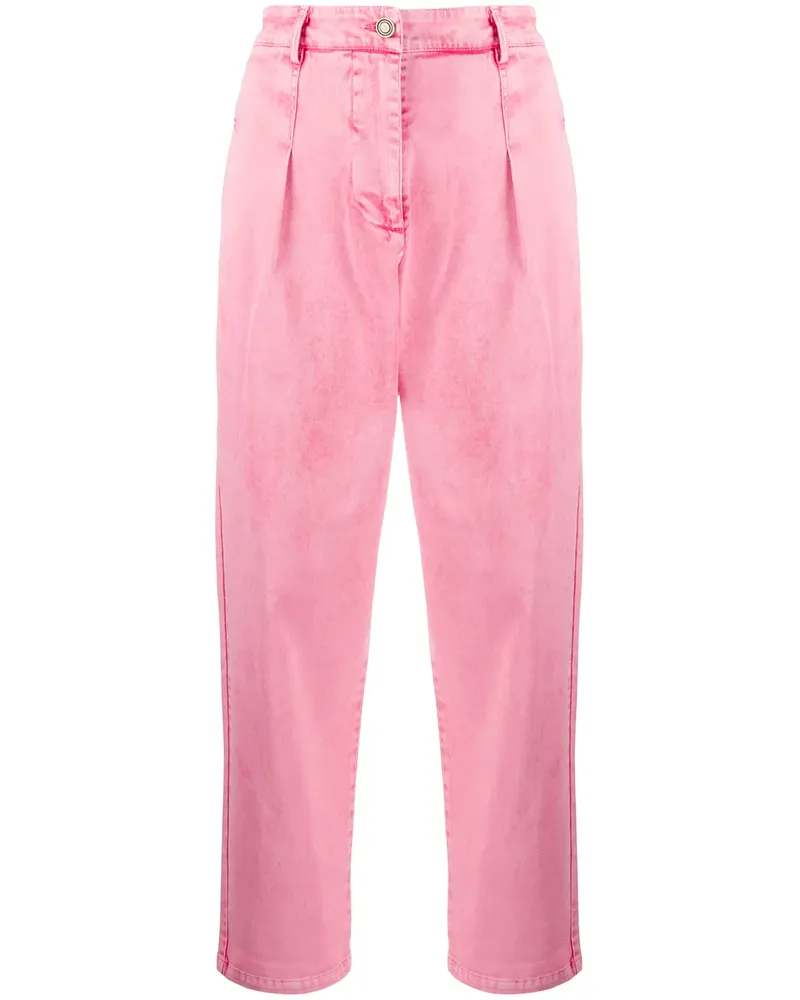 8PM Jeans mit geradem Bein - Rosa Rosa