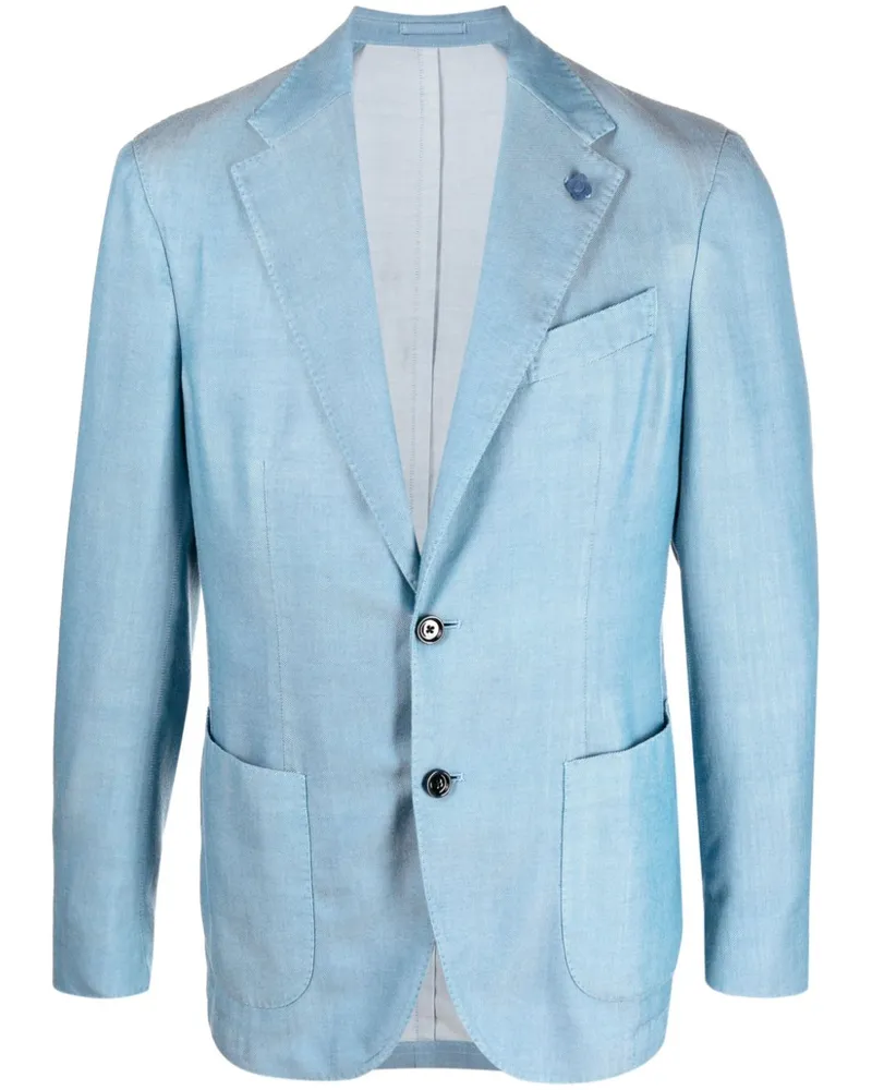 LARDINI Einreihiges Sakko - Blau Blau