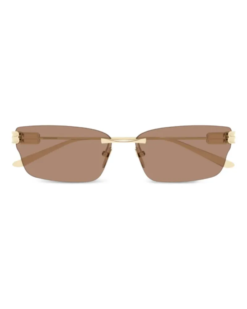 Balenciaga Rahmenlose Sonnenbrille - Gold Gold