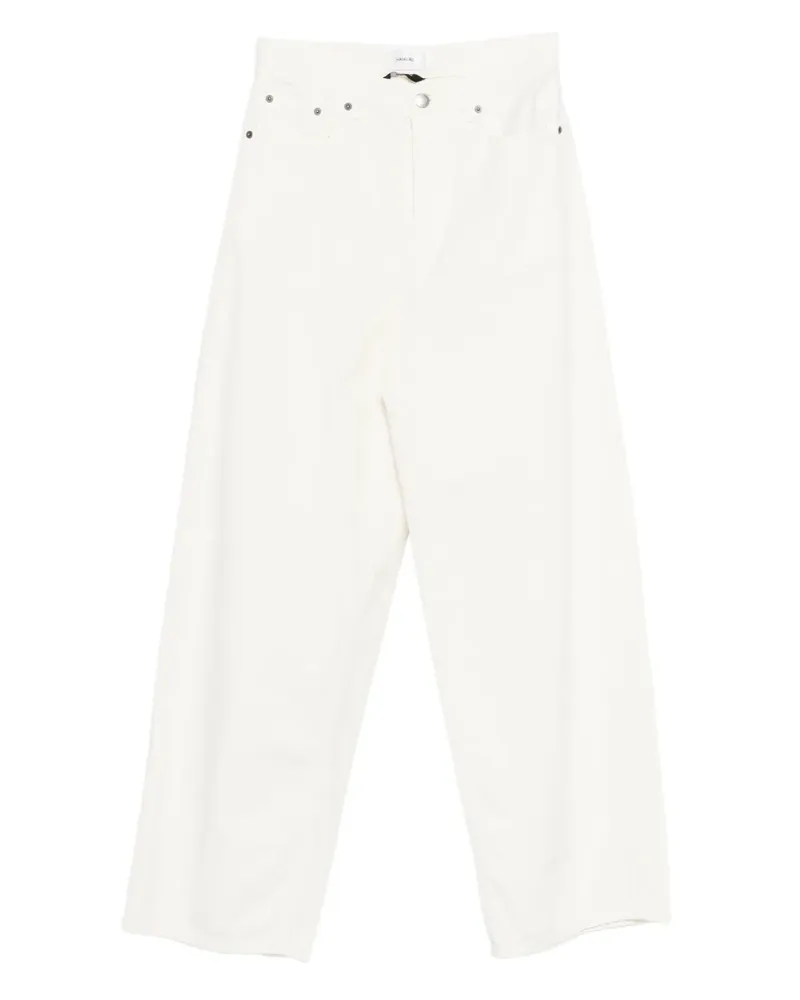 Haikure Jeans mit weitem Bein - Weiß Weiß