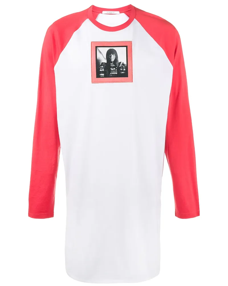 Givenchy Native American' Oversized-Langarmshirt - Rot Rot