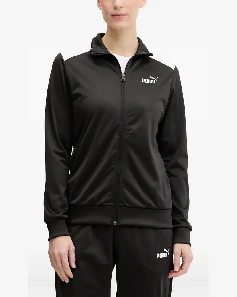 Puma Poly logo-print tracksuit set - Schwarz Schwarz
