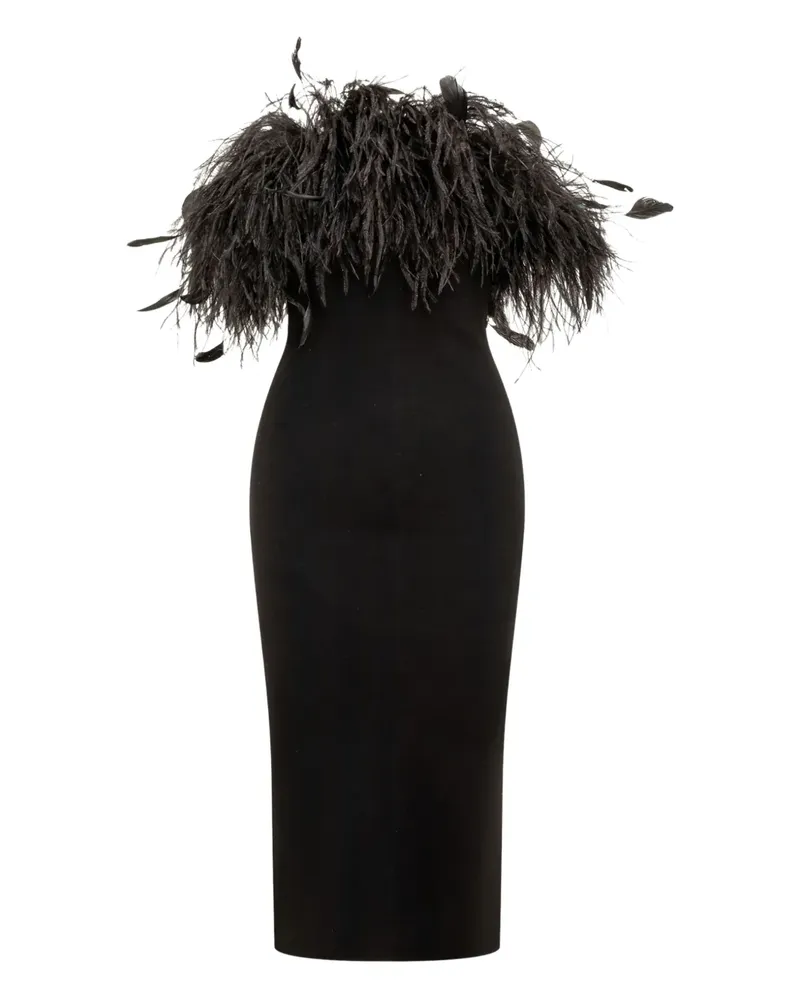 Max Mara Ärmelloses Kleid - Schwarz Schwarz