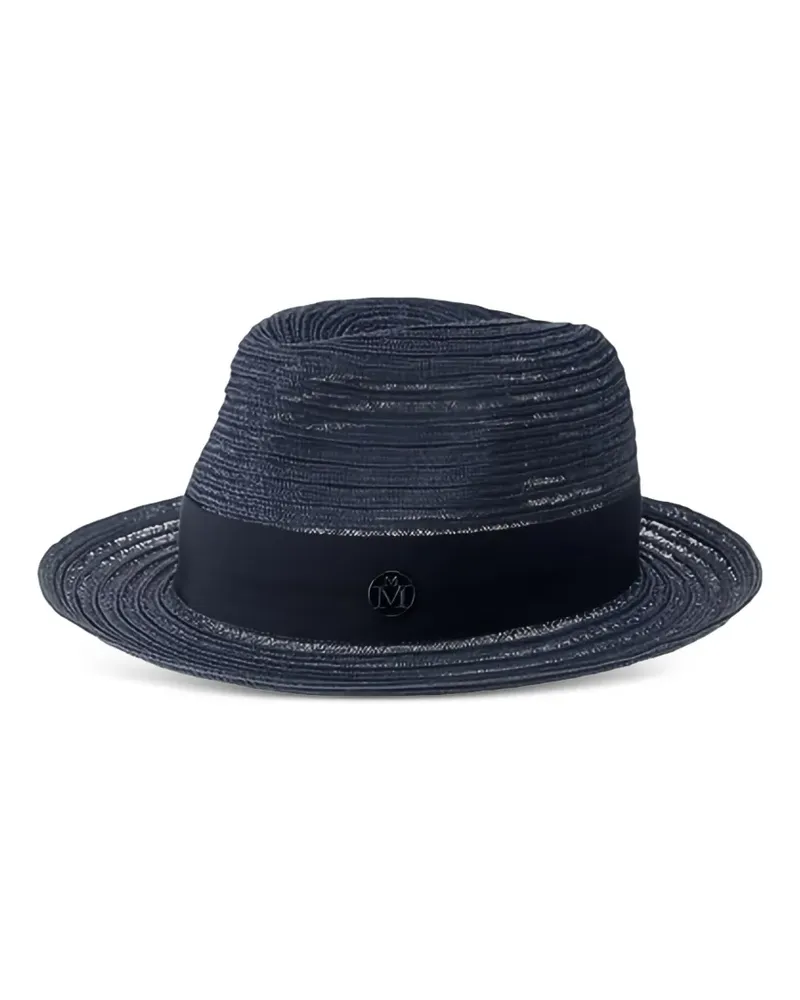 Maison Michel Jo Trilby-Hut mit Schleife - Blau Blau