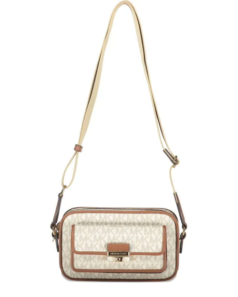 Michael Kors Bradshaw Schultertasche mit Monogramm - Nude Nude