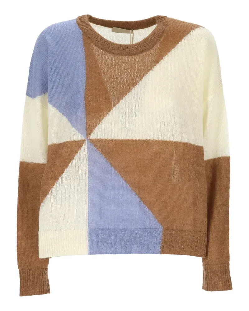 Pennyblack geometric-pattern sweater - Nude Nude