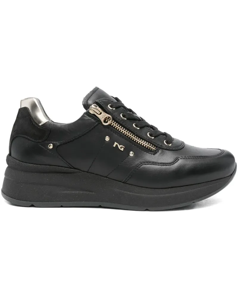 Nero Gardini Sneakers mit Reißverschluss - Schwarz Schwarz