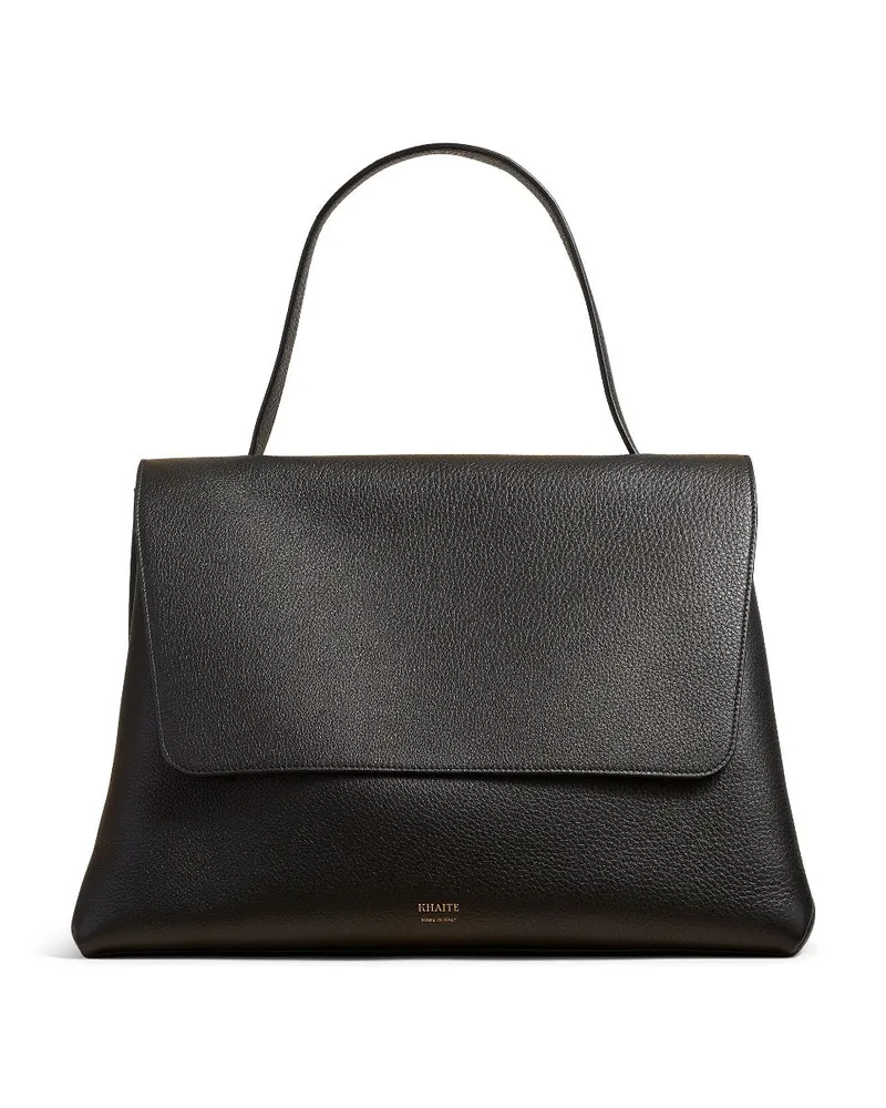KHAITE Große Lia Tote Bag - Schwarz Schwarz