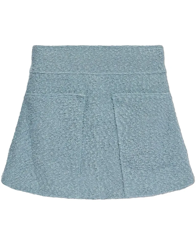 IRO Klassischer High-Waist-Rock - Blau Blau
