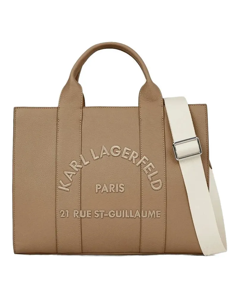 Karl Lagerfeld medium Rue St-Guillaume tote bag - Nude Nude