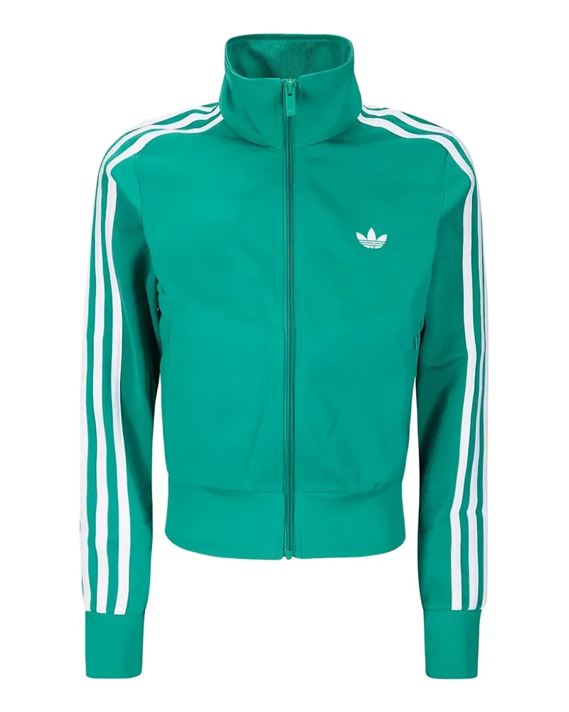 adidas Gestreiftes Firebird Sweatshirt - Grün Grün