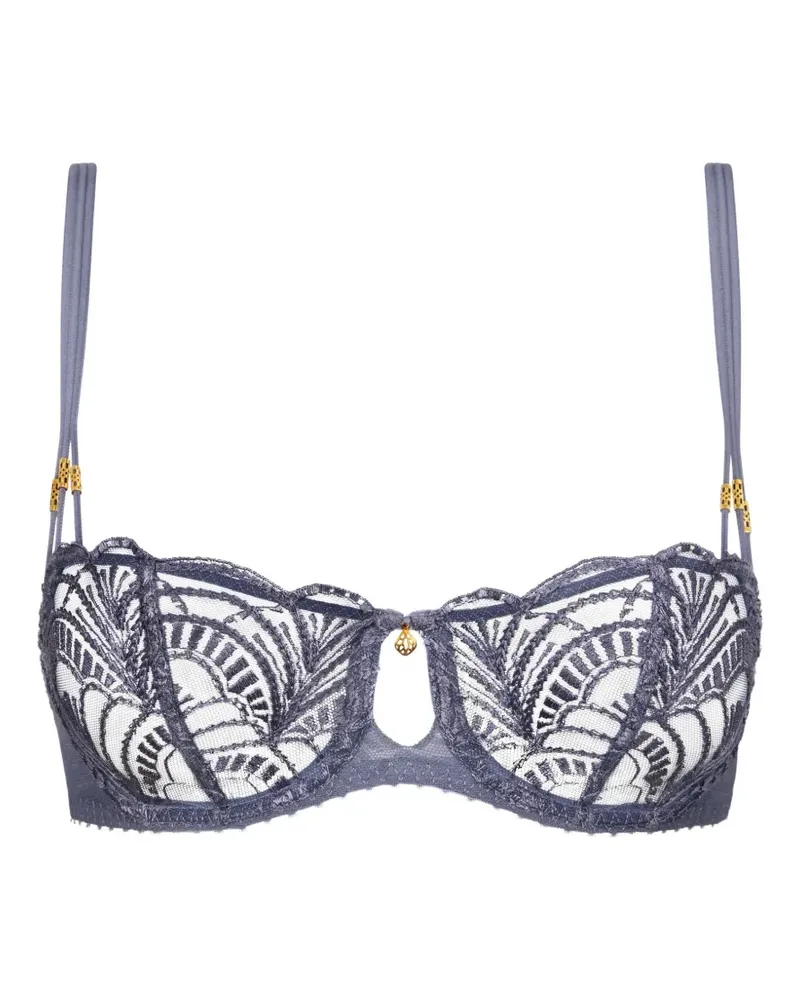 Aubade Vibes Balconette-BH mit Stickerei - Blau Blau