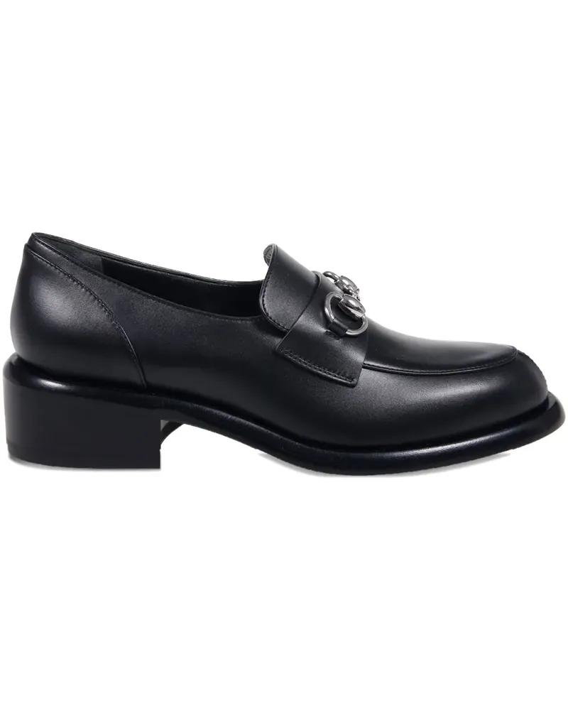 Gucci Horsebit heeled loafers - Schwarz Schwarz
