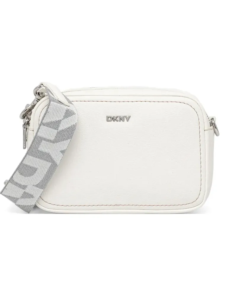 DKNY logo-plaque crossbody bag - Weiß Weiß