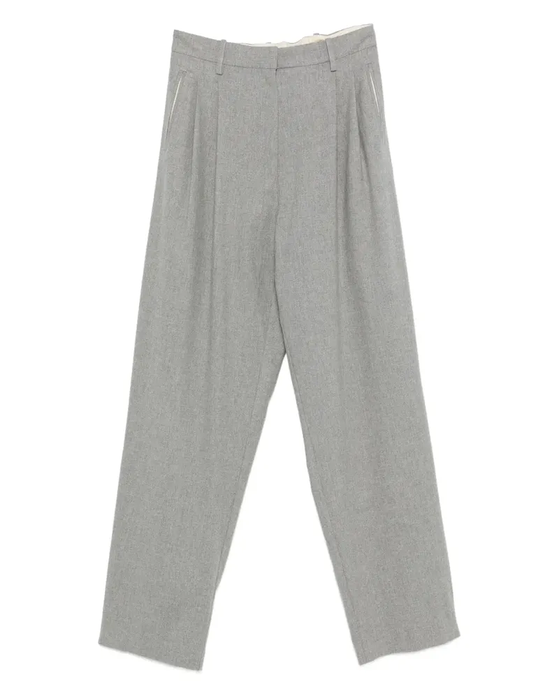 ALYSI Klassische Bundfaltenhose - Grau Grau