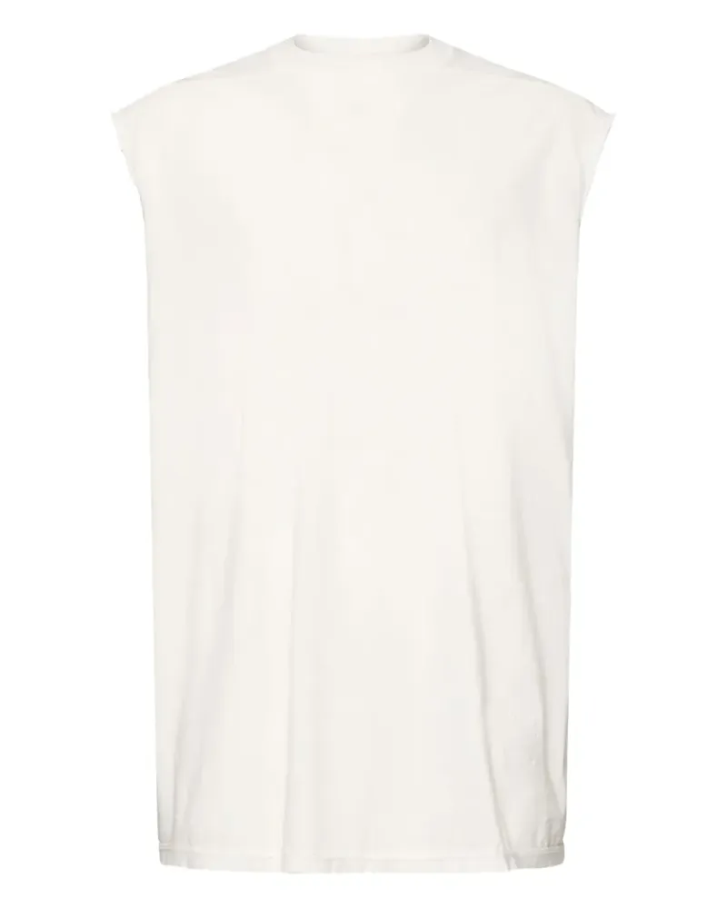DRKSHDW by Rick Owens Ärmelloses Top mit ungesäumten Kanten - Weiß Weiß