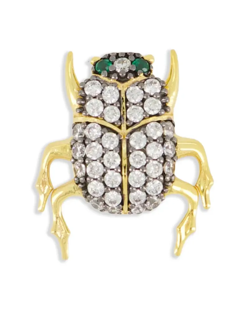 Begüm Khan Scarab Ohrring - Gold Gold