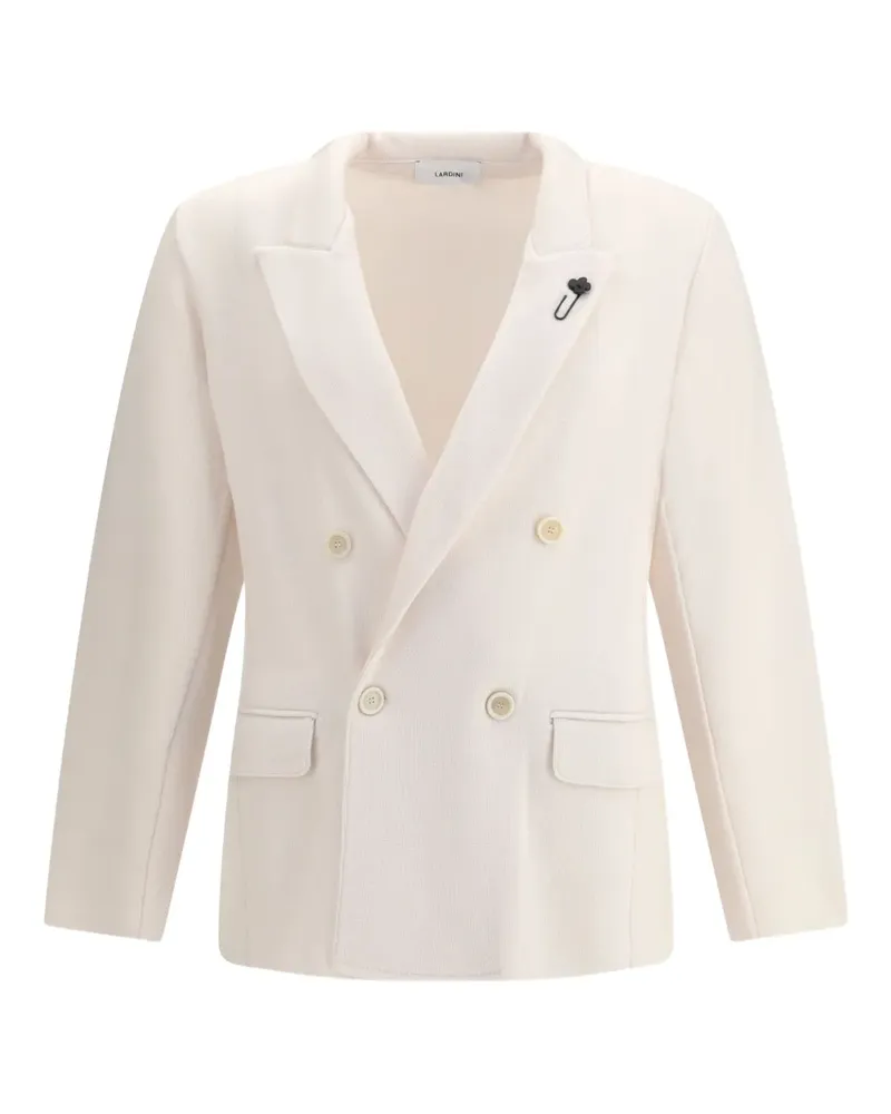 LARDINI double-breasted pocket blazer - Nude Nude