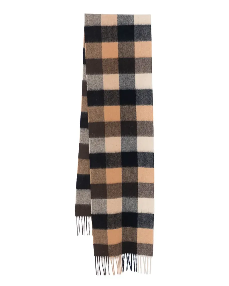 Barbour Karierter Schal - Braun Braun