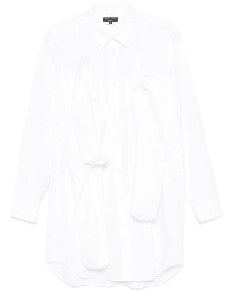 Comme des Garçons Hemd aus Popeline - Weiß Weiß