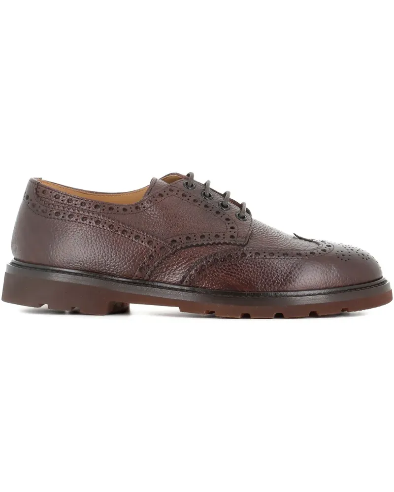 Henderson Derby-Schuhe mit Budapestermuster - Braun Braun