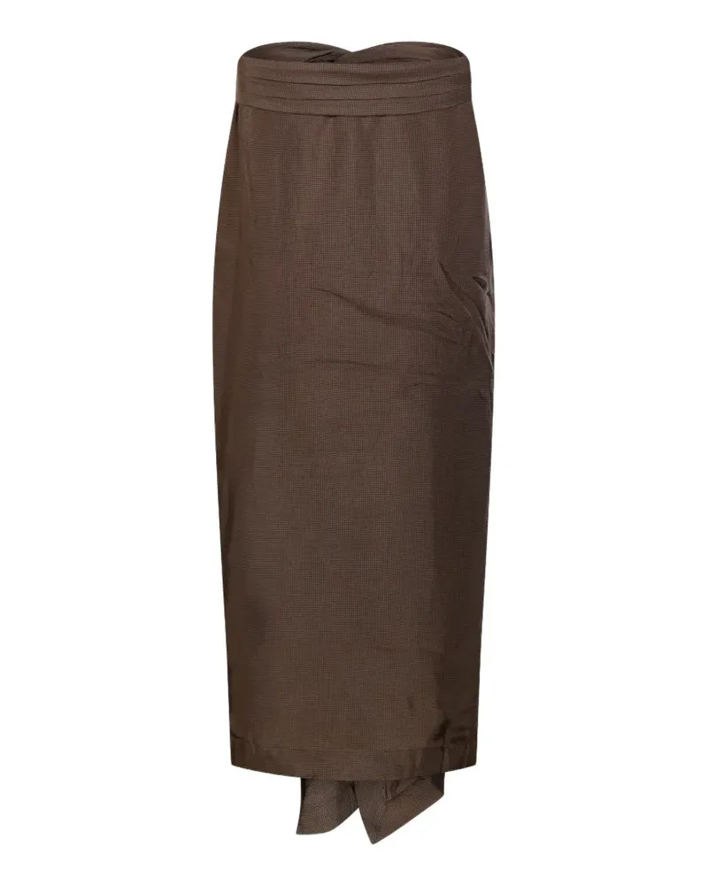 Róhe strapless top - Braun Braun