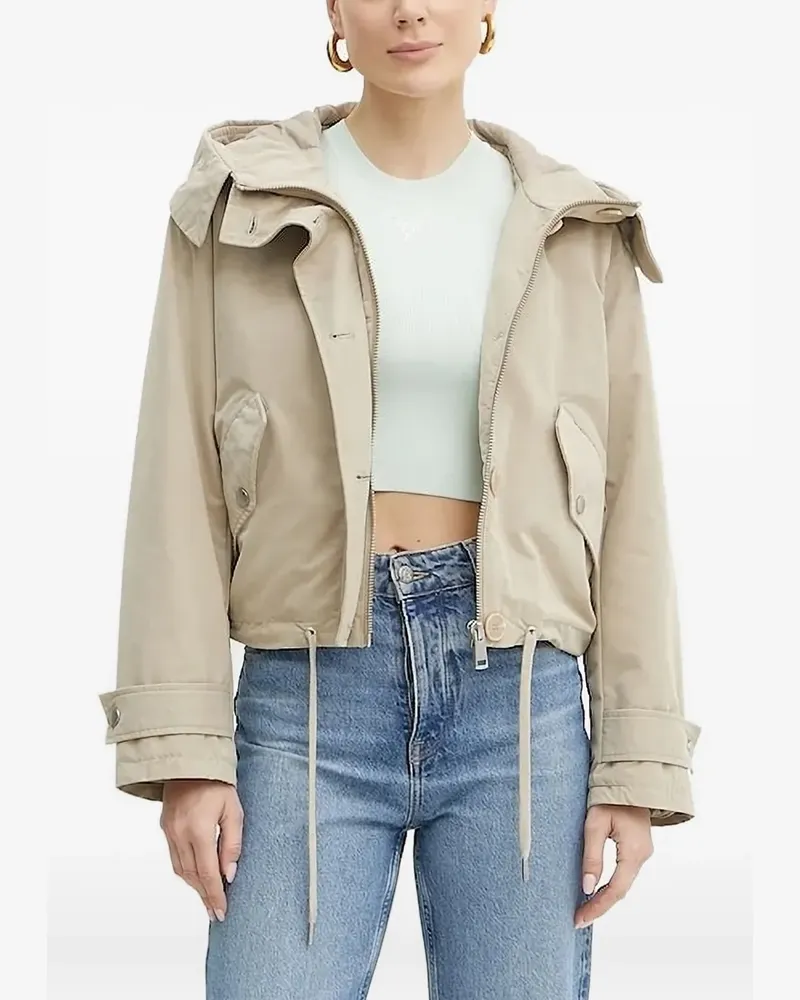 Guess Kapuzenjacke mit Kordelzug - Nude Nude