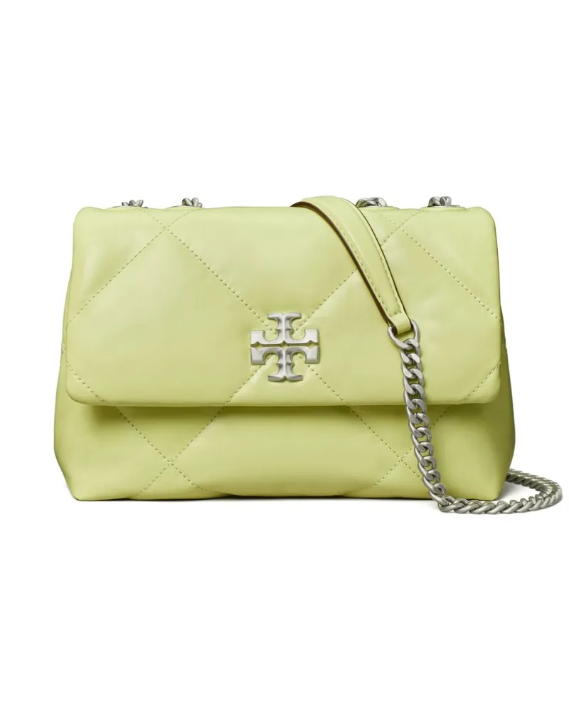 Tory Burch Kleine Kira Schultertasche mit Rautensteppung - Grün Grün