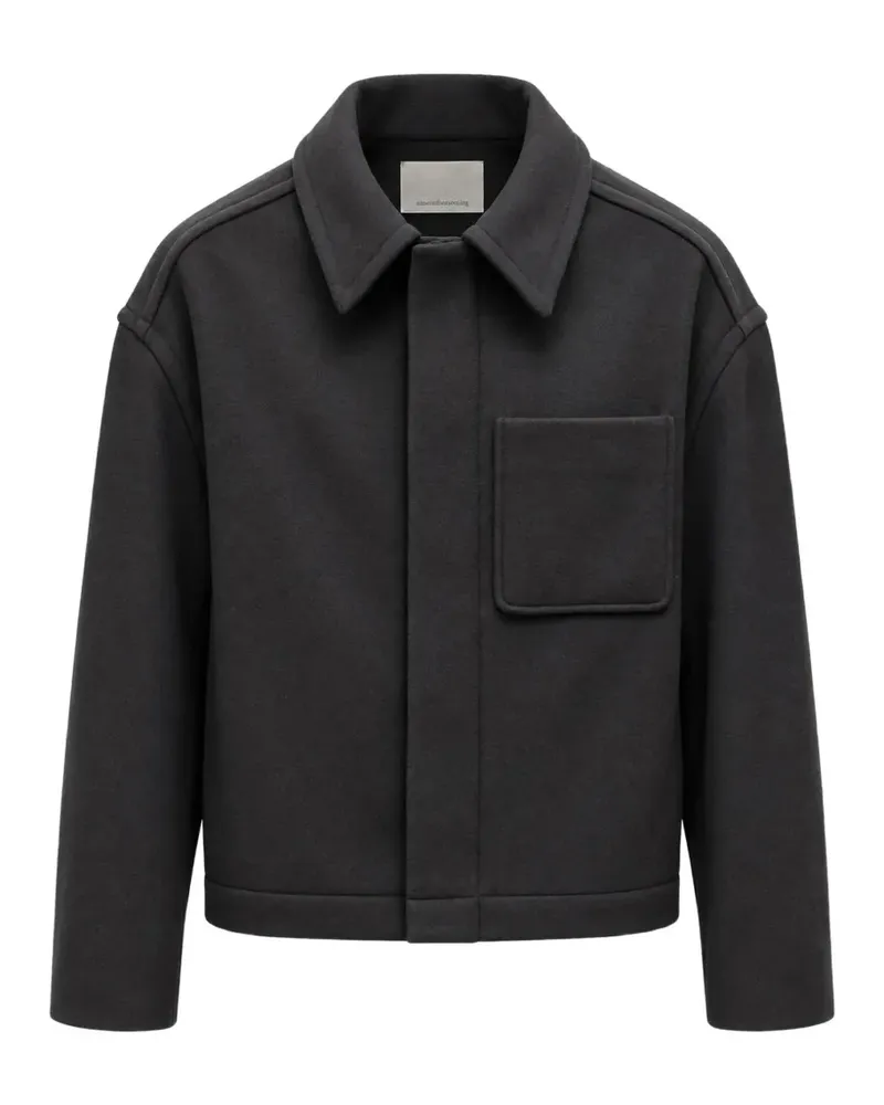 nine:inthe:morning Jacke mit aufgesetzten Taschen - Grau Grau