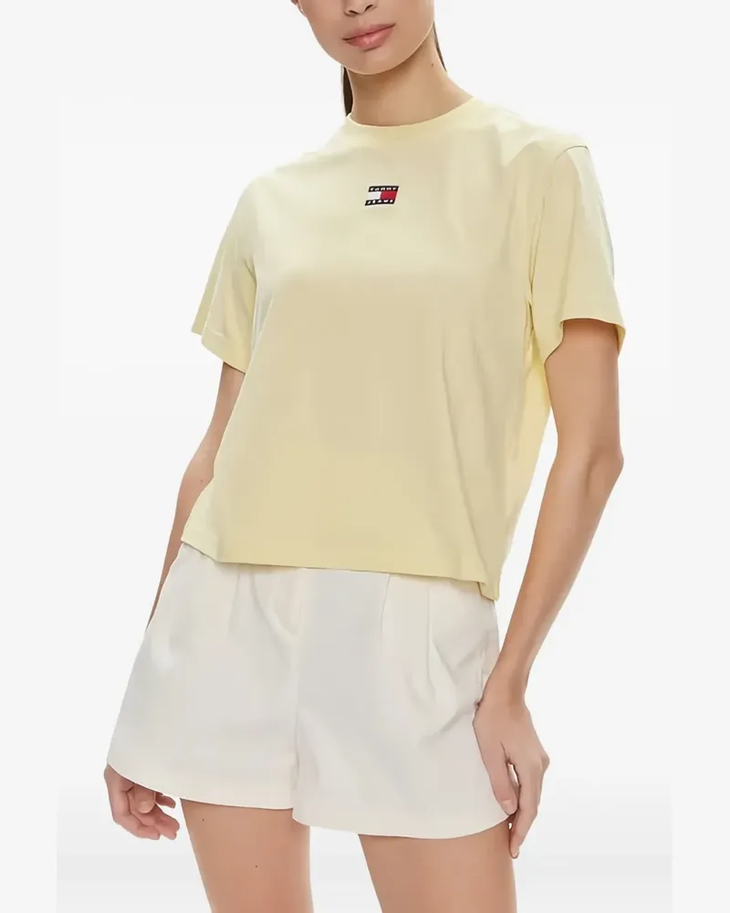 Tommy Hilfiger T-Shirt mit Logo - Gelb Gelb