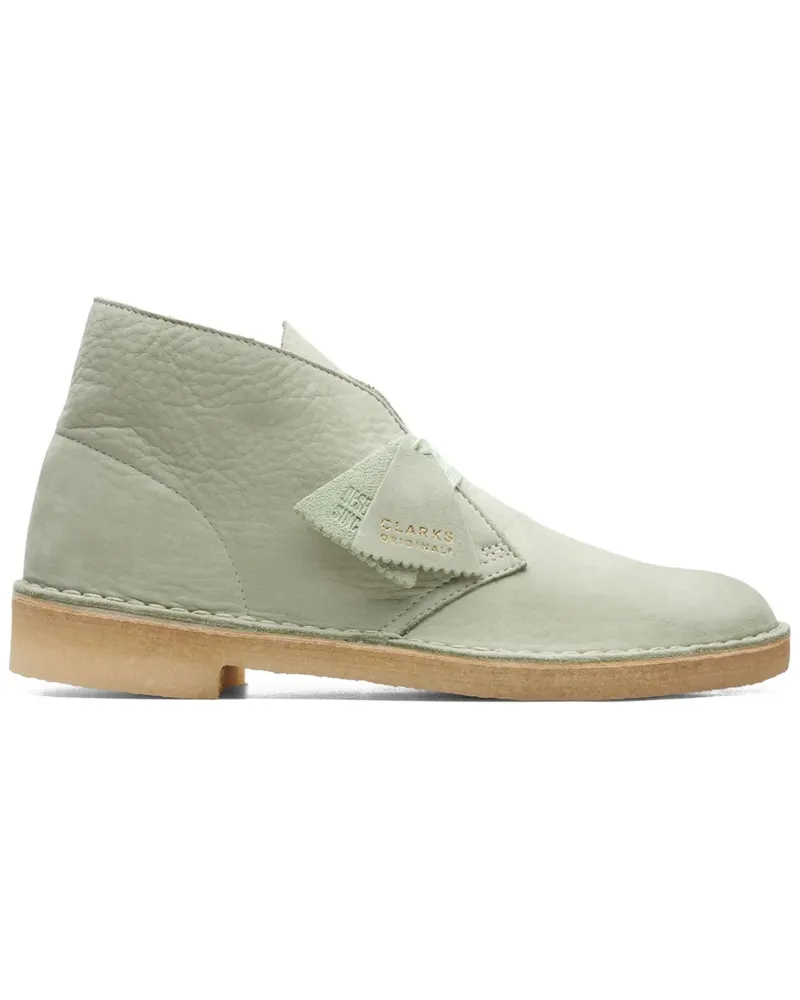 Clarks Pale Green" Desert-Boots aus Wildleder - Grün Grün
