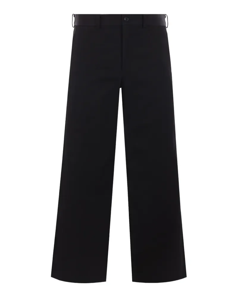 Comme des Garçons straight-leg cropped trousers - Schwarz Schwarz