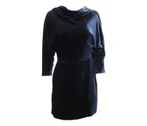 Marin Kleid aus Samt - Blau