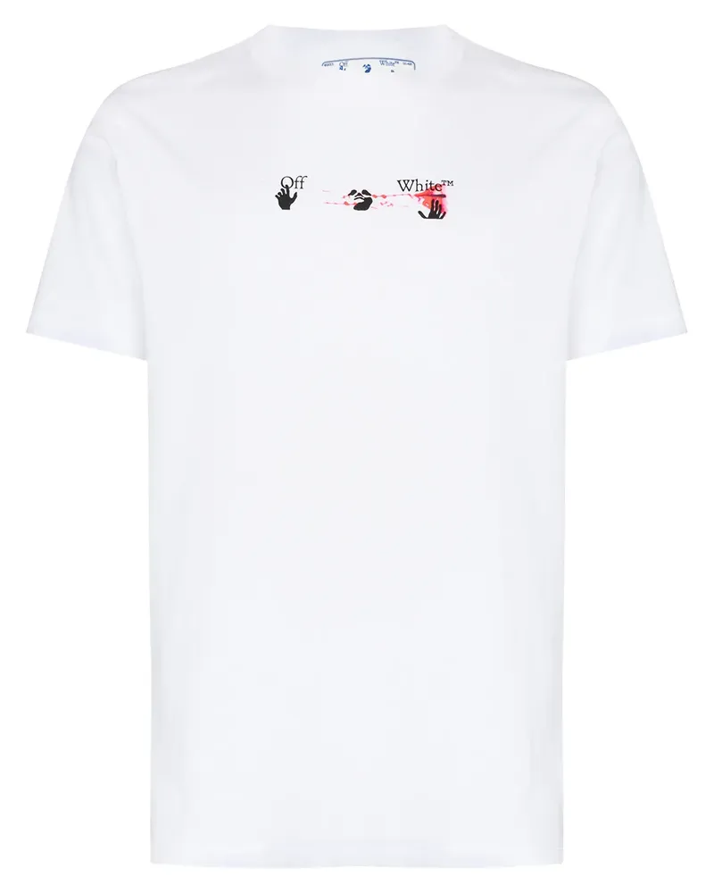 OFF-WHITE T-Shirt mit Pfeilmotiv - Weiß Weiß
