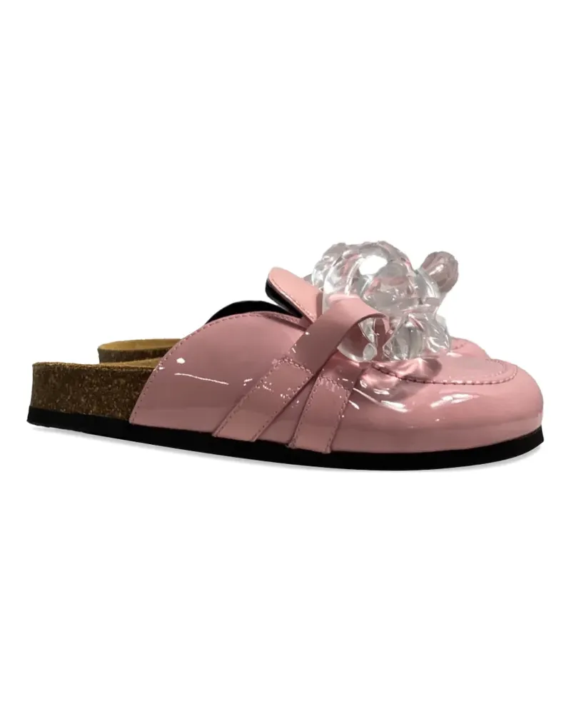 J.W.Anderson Pantoletten mit Kettendetail - Rosa Rosa