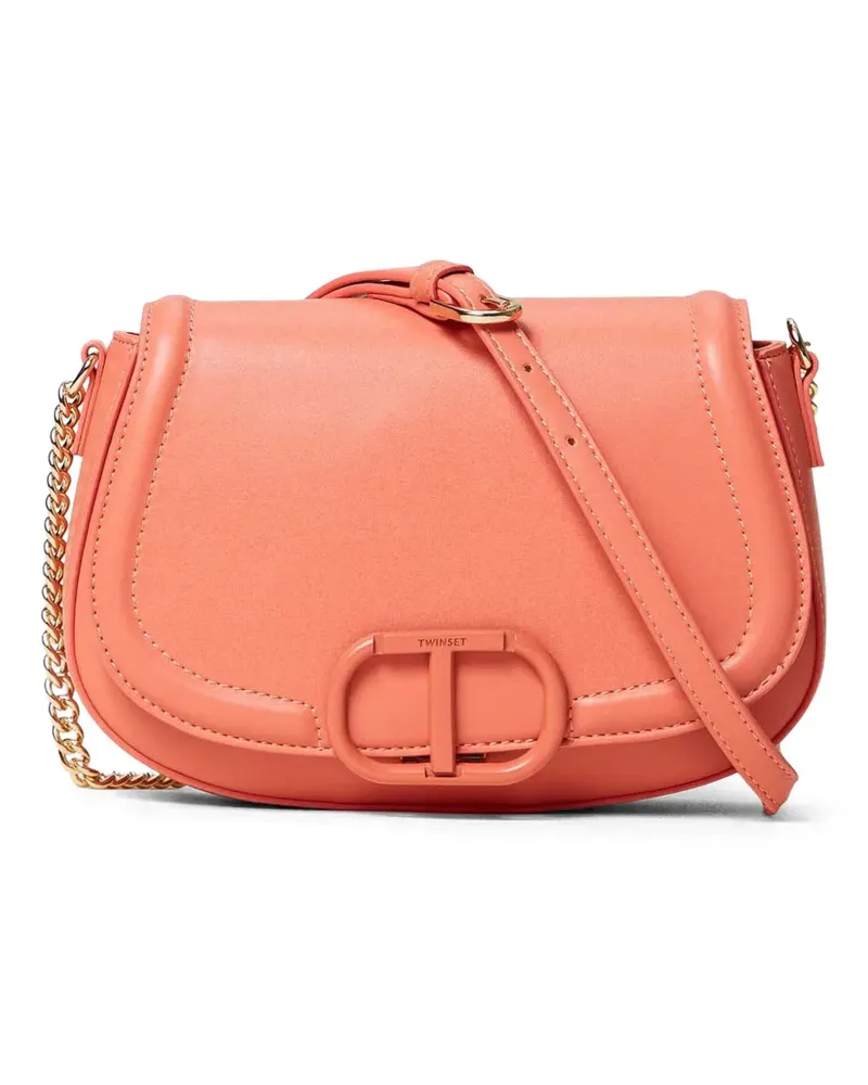 Twin-Set Oval T Umhängetasche - Orange Orange