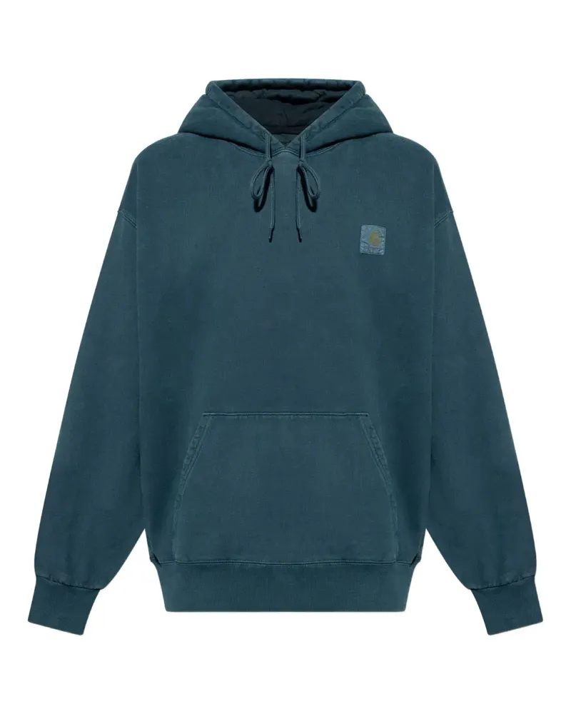 Carhartt WIP logo-patch hoodie - Blau Blau