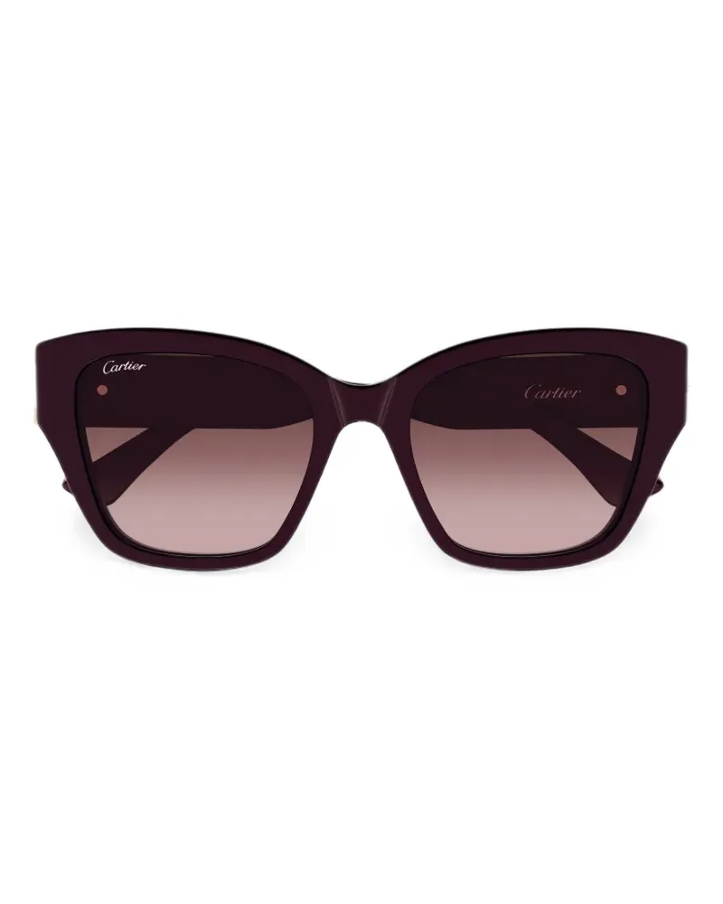 Cartier Eckige C de Cartier Brille - Violett Violett