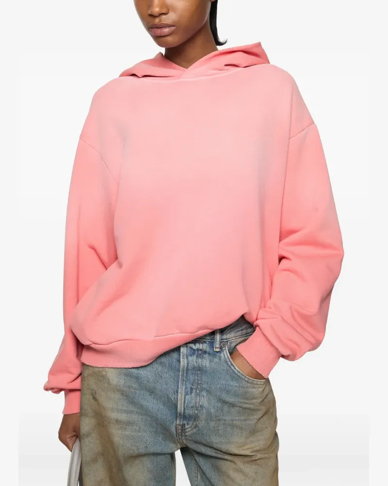 Acne Studios fleece logo hoodie - Rosa Rosa