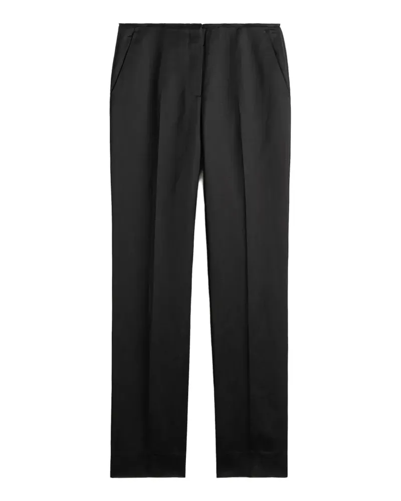 Totême Klassische Hose - Schwarz Schwarz