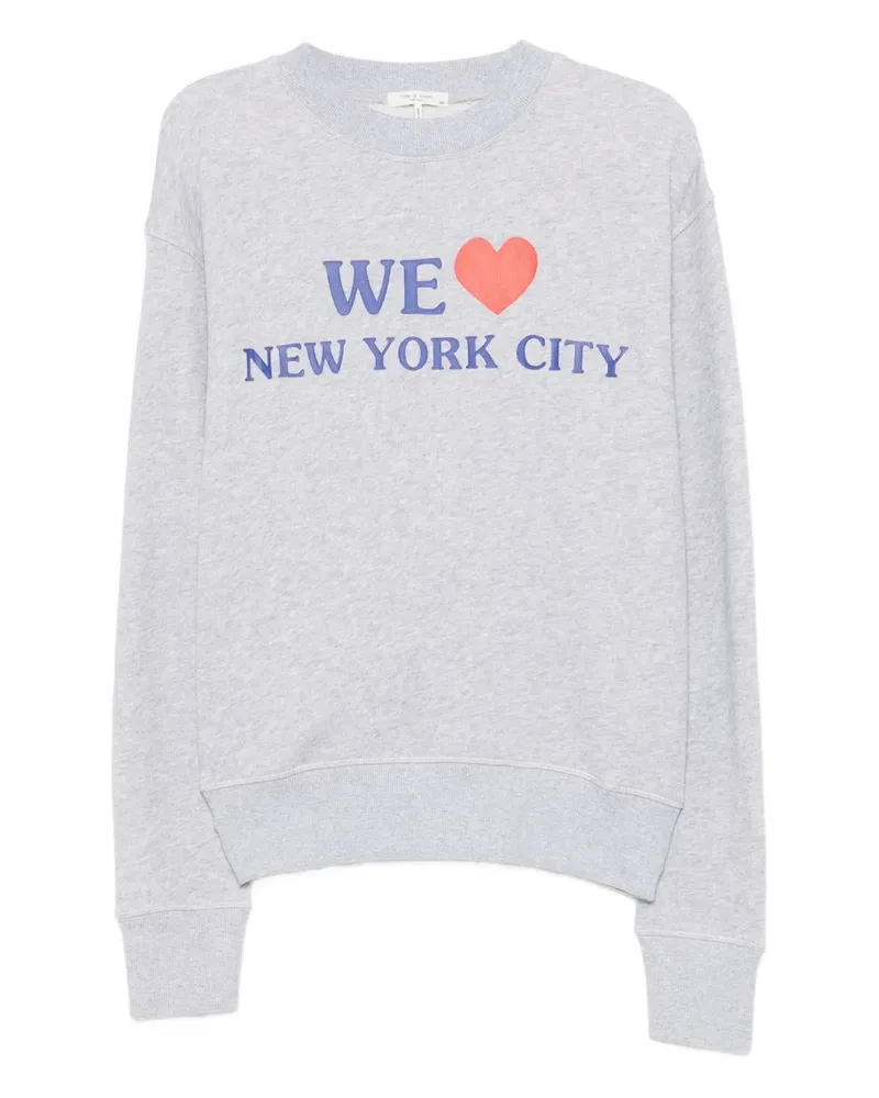 Rag & Bone Sweatshirt mit Slogan-Print - Grau Grau