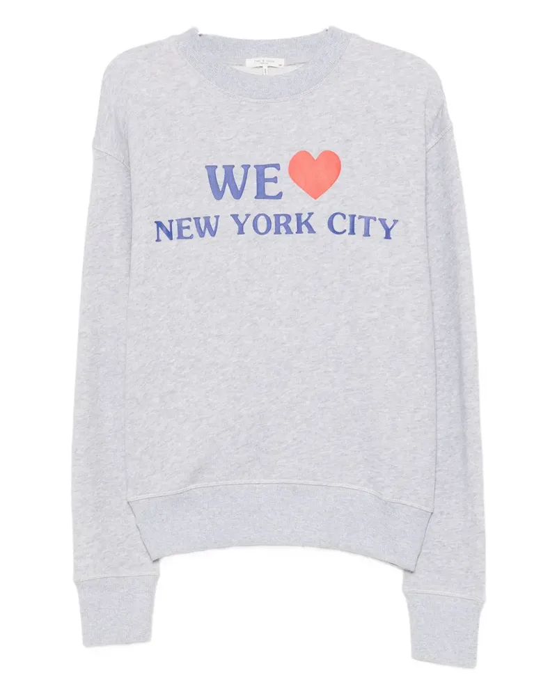 Rag & Bone Sweatshirt mit Slogan-Print - Grau Grau