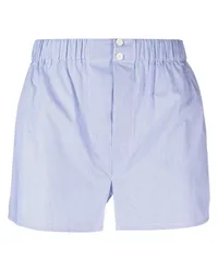 Brioni Gestreifte Boxershorts Blau