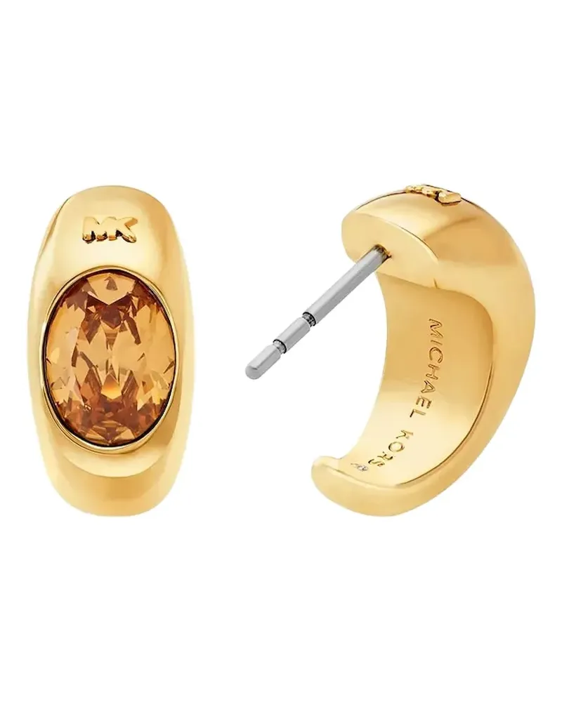 Michael Kors Kristallverzierte Creolen - Gold Gold