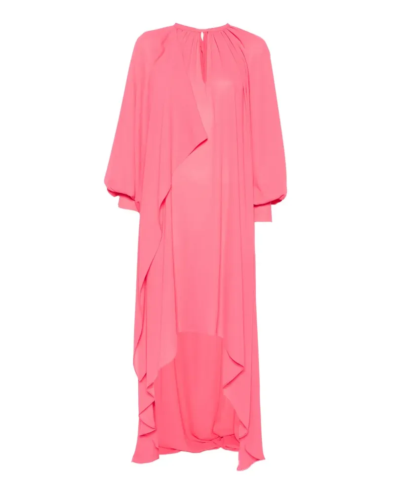 Gianluca Capannolo Amina draped asymmetric dress - Rosa Rosa