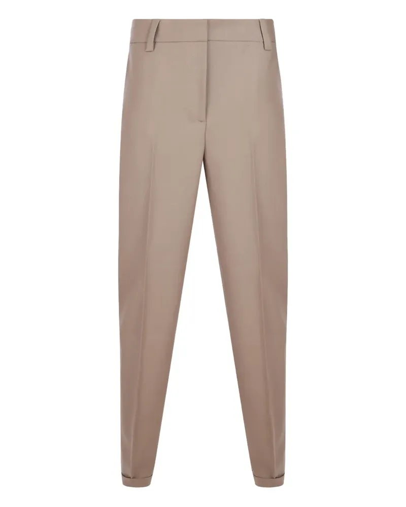 Antonelli Firenze Hose mit Bundfalten - Braun Braun